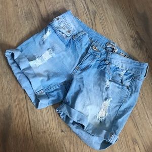 Índigo Rein high waist shorts